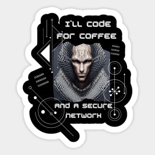 Code for coffee Sticker